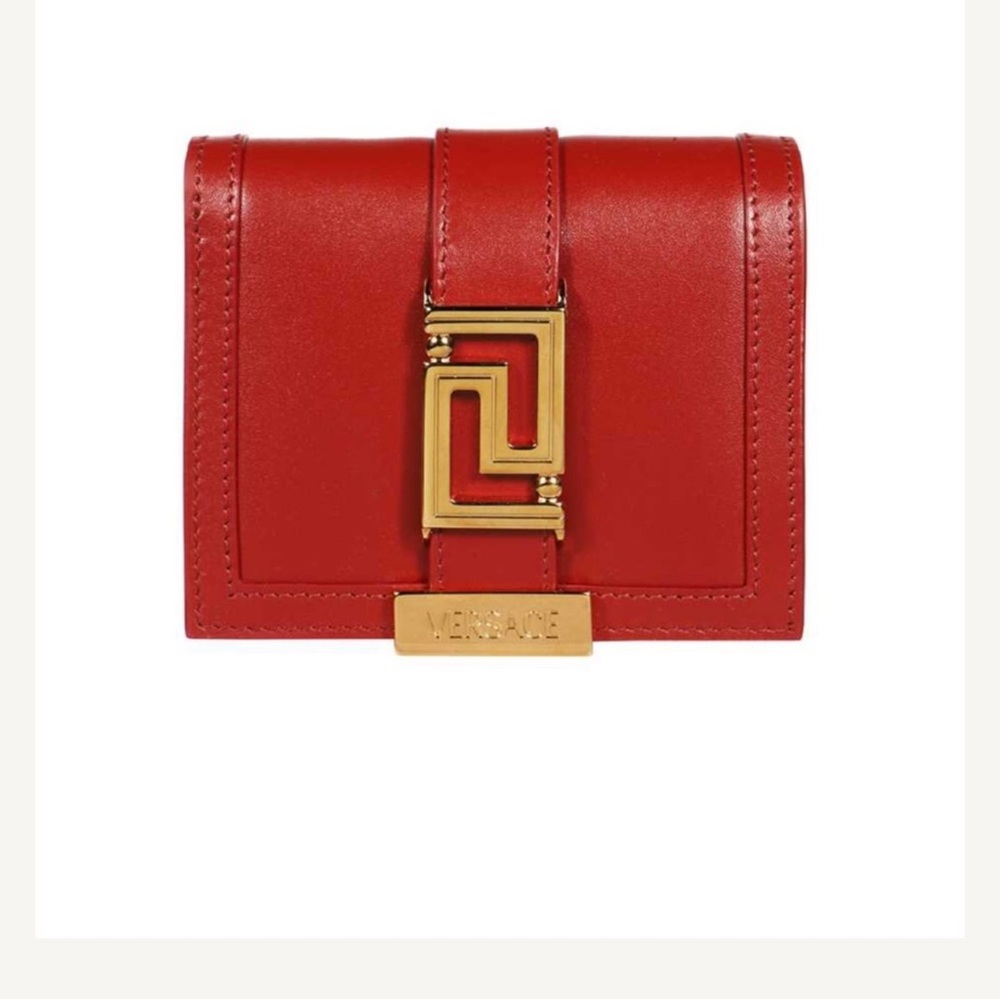 Versace Greca Goddess Wallet on Chain With Dust Bag